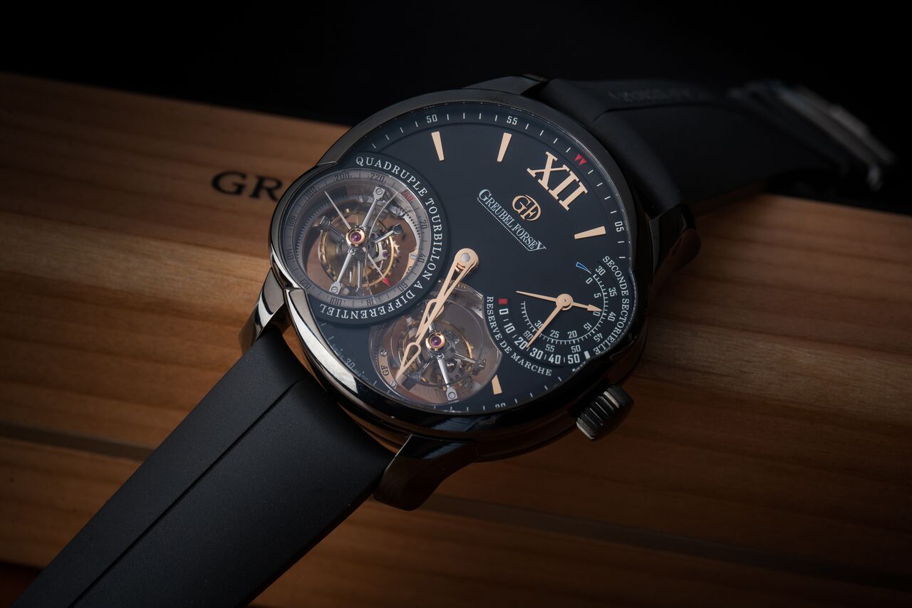 Haute Complication: Greubel Forsey Quadruple Tourbillon Black