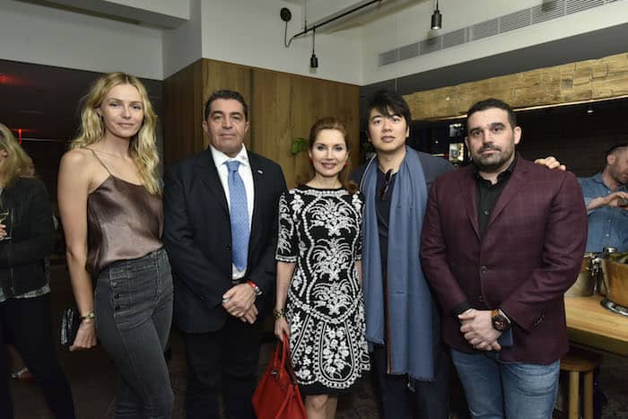 Valentina Zelyaeva, Paolo Zampolli, Jean Shafiroff, Lang Lang, and Seth Semilof / Photo Credit: Eugene Gologursky