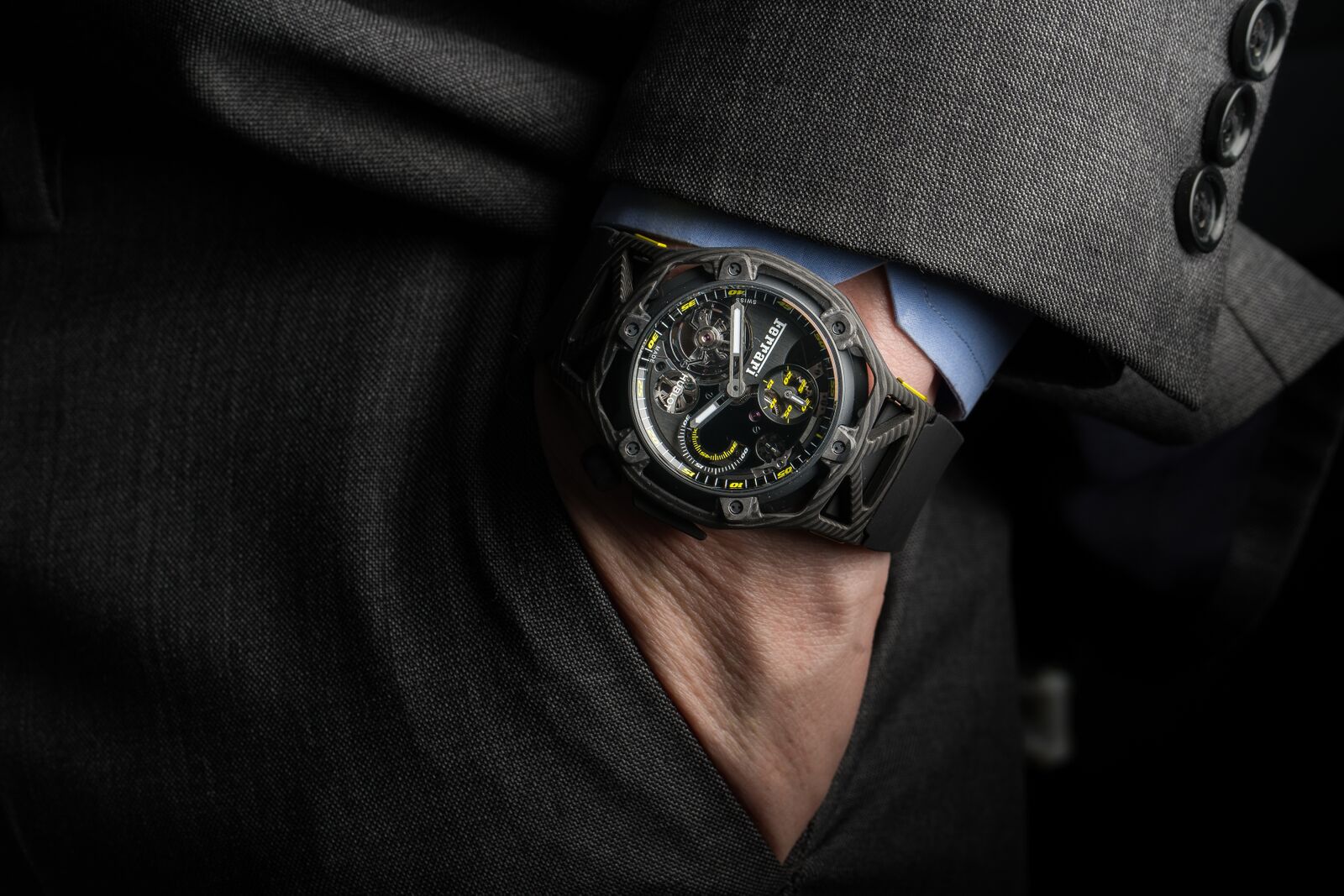 Haute Complication: Hublot Techframe Ferrari Tourbillon Chronograph