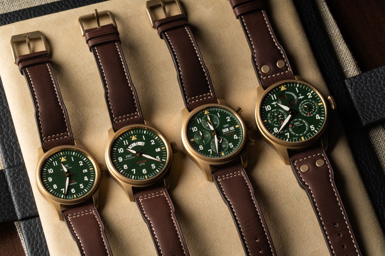 The bronze-cased pilot watches of IWC