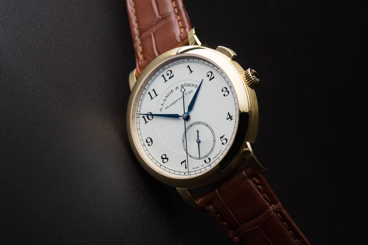 Yellow Gold Watches: A. Lange & Söhne 1815 Homage To Walter Lange