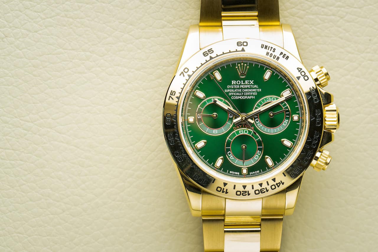 Yellow Gold Watches: Rolex Daytona 116508