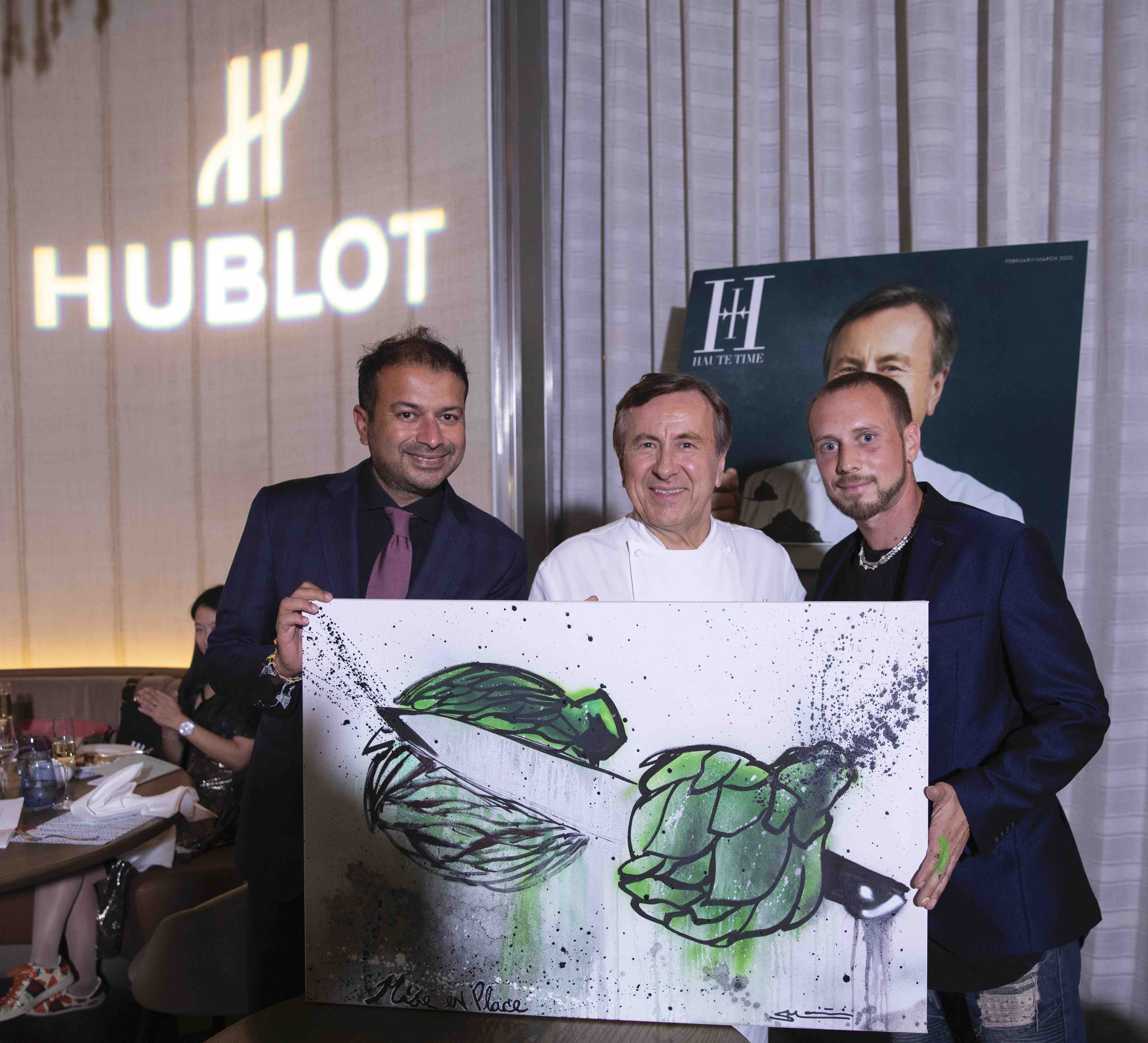 Kamal Hotchandani, Daniel Boulud and Skott Marsi