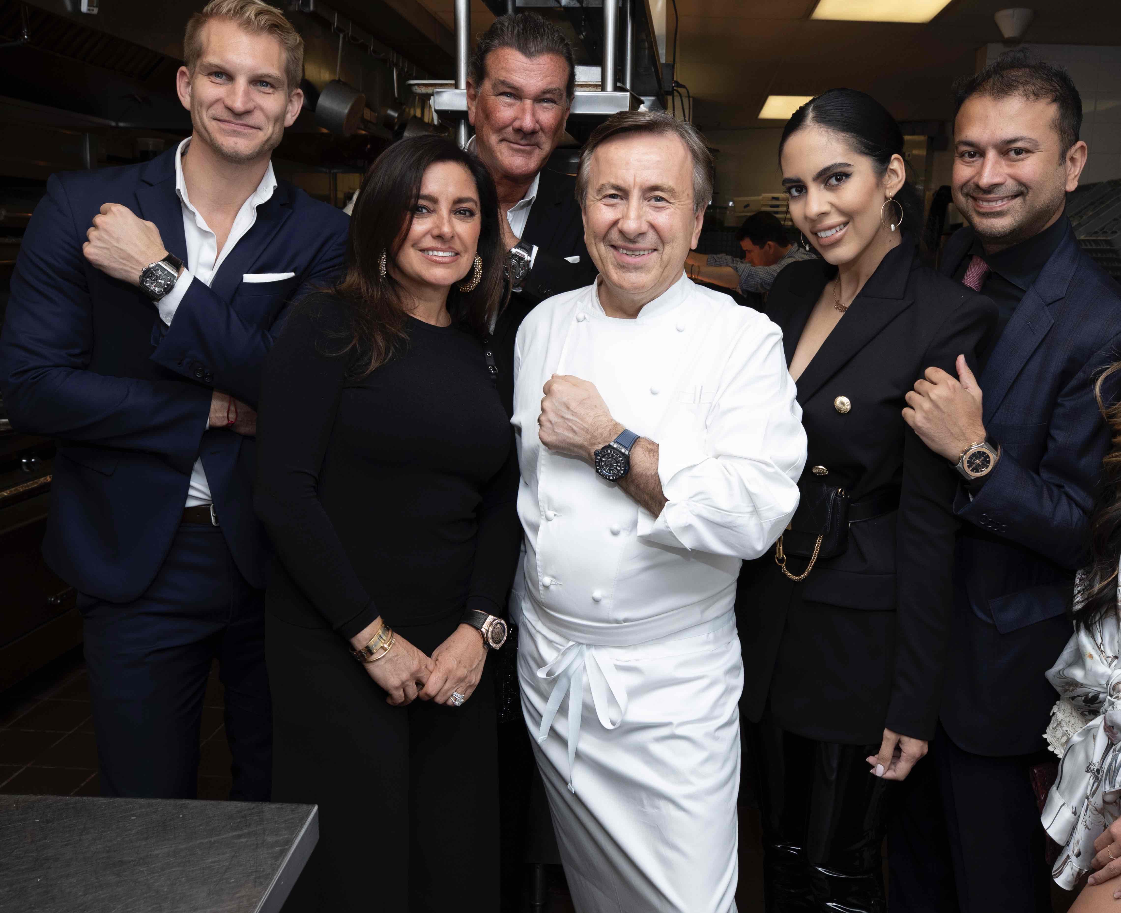 Thierry Richards, Kevin Lefrete, XX, Daniel Boulud, Deyvanshi Masrani and Kamal Hotchandani