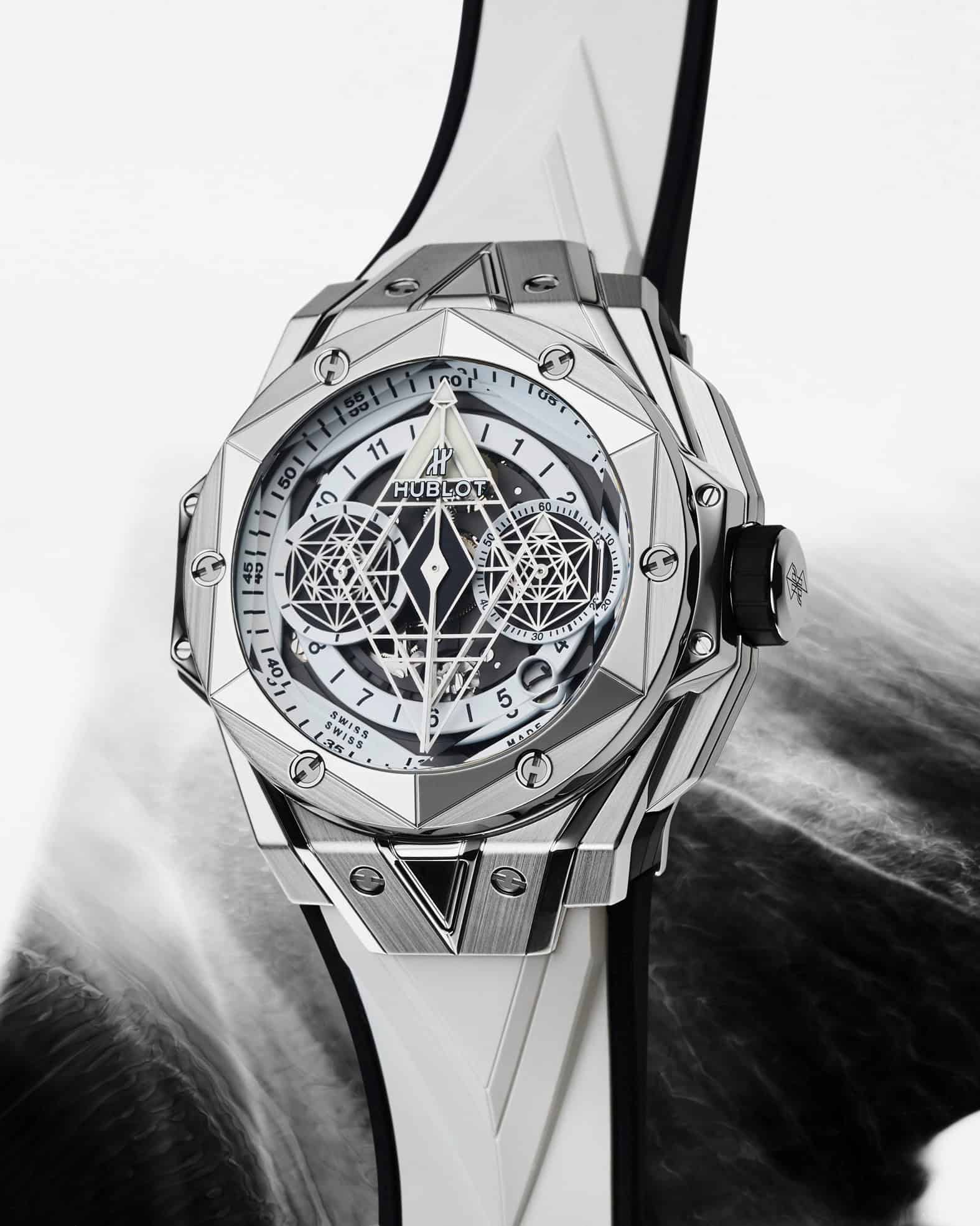Big Bang Sang Bleu II White in Titanium