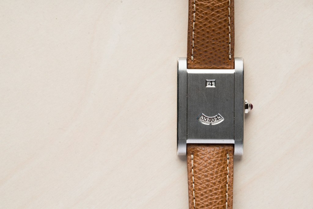 Throwback Thursday; Cartier Tank à Guichets