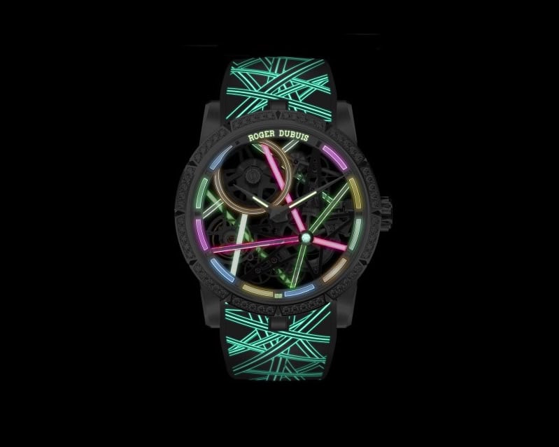 Roger Dubuis Excalibur Blacklight white gold