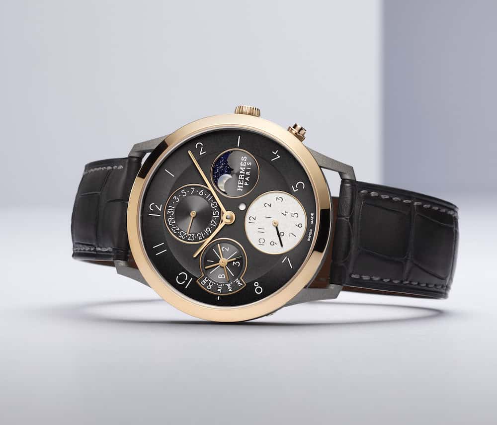 Hermès Goes Titanium With New Slim d’Hermès Quantième Perpétuel
