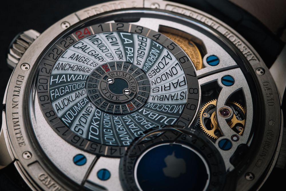 Greubel Forsey GMT Earth caseback