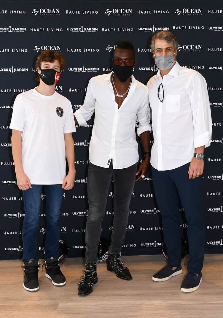 Eduardo Kingston, Footballer Blaise Matuidi and Marcelo Kingston