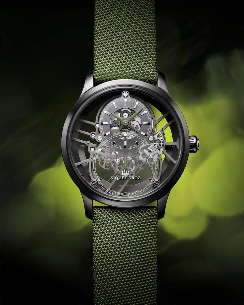 J003525545 - GRANDE SECONDE SKELET ONE-BLACK CERAMIC GREEN_PR