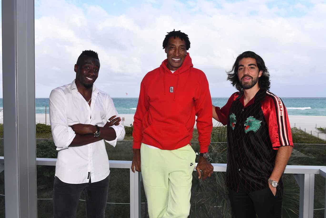 Blaise Matuidi, Scottie Pippen and Rodolfo Pizarro
