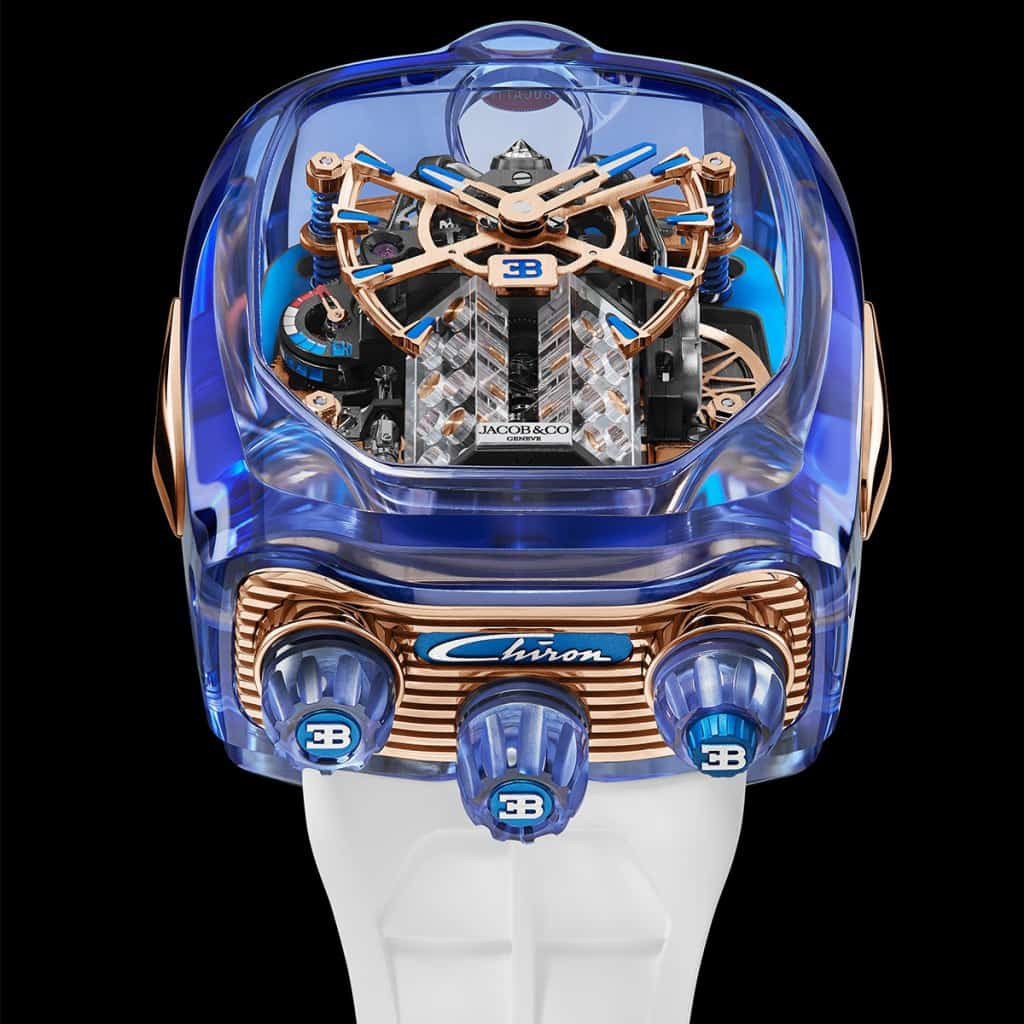 Jacob & Co.’s New Bugatti Chiron Tourbillon Mimics The Iconic 16-Cylinder Engine