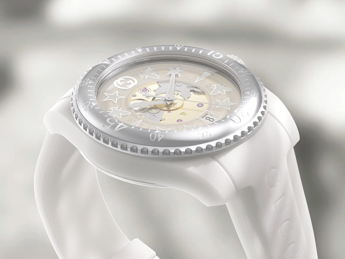 Gucci Adds Four New Bio-Based Timepieces To Its Dive Collection