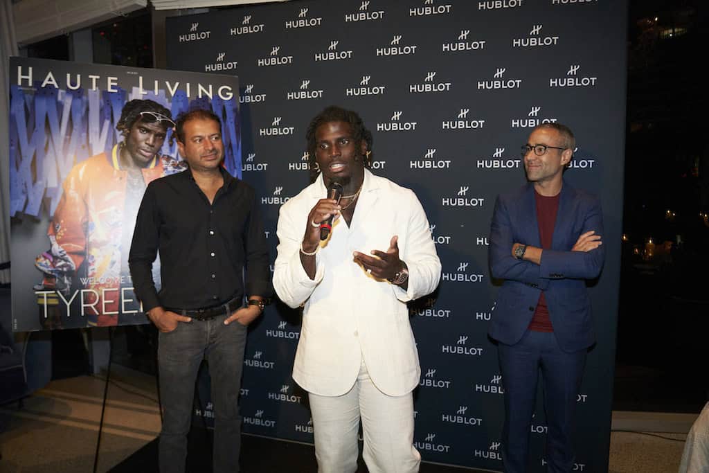 Haute Living Celebrates Tyreek Hill & Hublot With A Timeless Cover Dinner