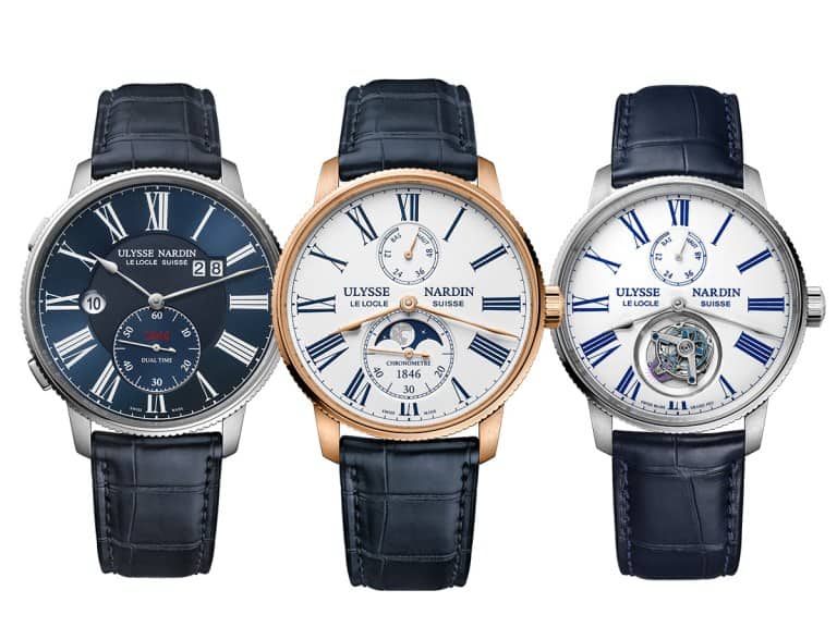 Ulysse Nardin Introduces Three New Nautical Models To The Marine Torpilleur Collection 