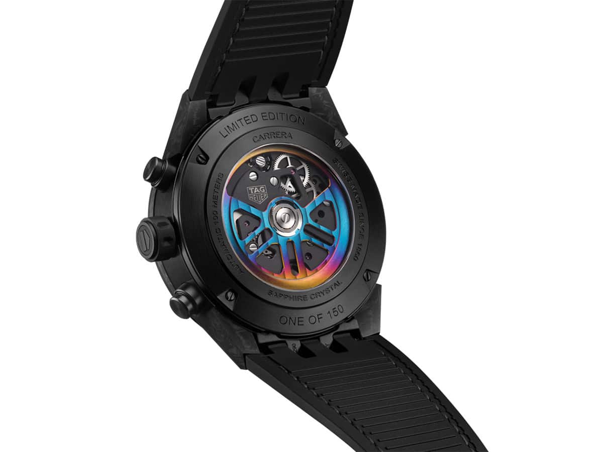TAG Heuer Launches A Rare Limited-Edition Carrera Chronograph Tourbillon Polychrome