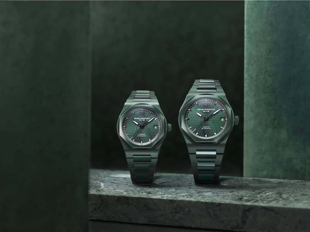 Girard-Perregaux Presents Laureato Green Ceramic Aston Martin Edition