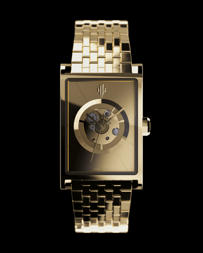 VIEREN Debuts Gold Mirror Special Edition Watch