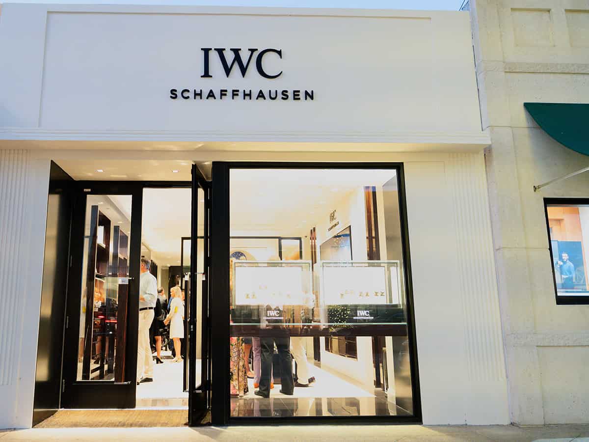 On The Clock With James Marsden At The New IWC Boutique In Palm Beach