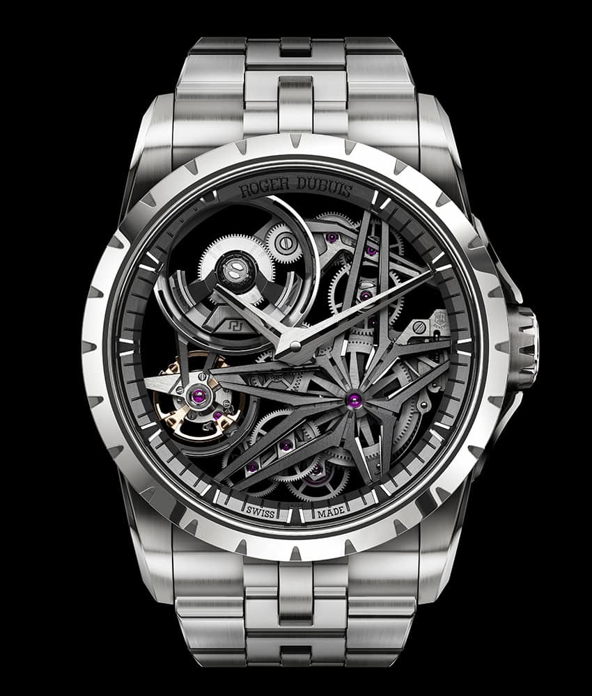 Roger Dubuis Experiments With Titanium In Its New Excalibur Monobalancier Titanium Timepiece