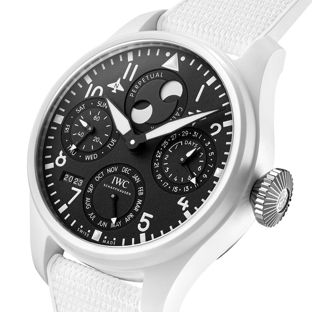 A Haute Look At The New IWC Big Pilot's Watch Perpetual Calendar Top Gun "Lake Tahoe” That Soft Launched On Lewis Hamilton
