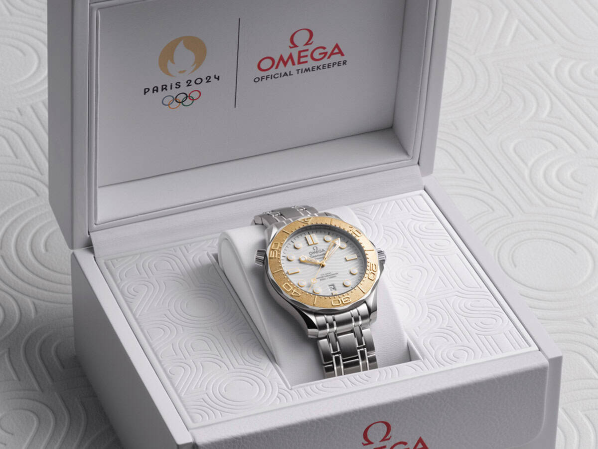 OMEGA Launches Seamaster Diver 300M "Paris 2024" Special Edition One Year Out From The Olympic Games