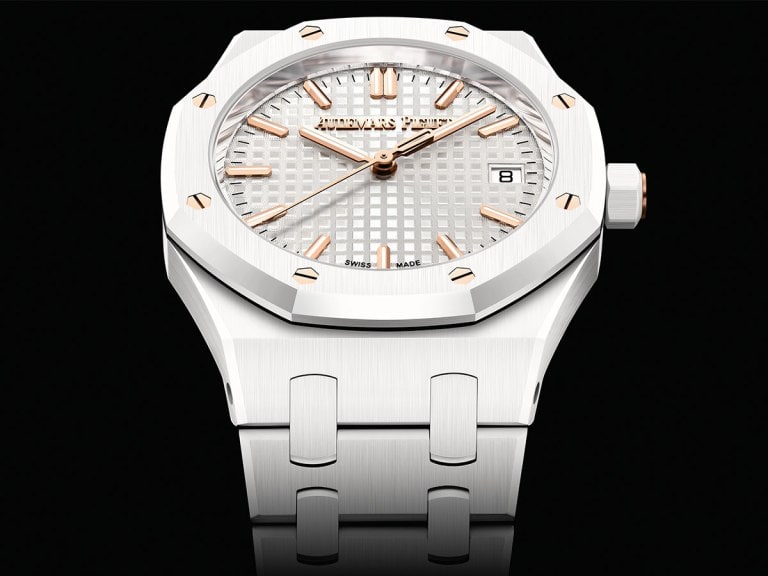 Watch Of The Week: The New Audemars Piguet 34mm Royal Oak Selfwinding In White Ceramic