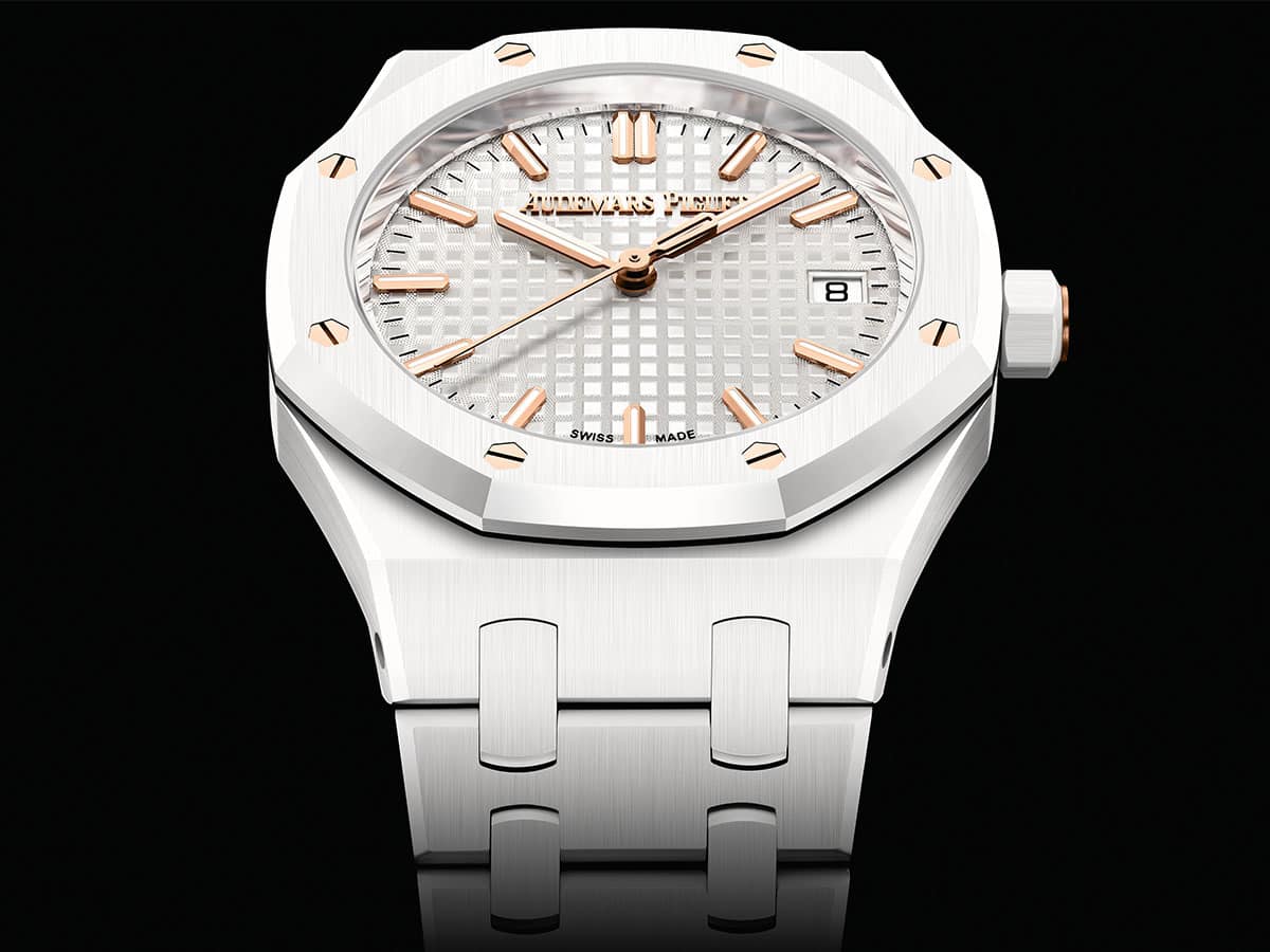 Watch Of The Week: The New Audemars Piguet 34mm Royal Oak Selfwinding In White Ceramic