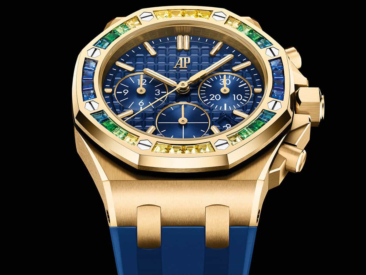 Introducing Four New Audemars Piguet Royal Oak Offshore Selfwinding Chronographs Dazzling With Gemstone Bezels