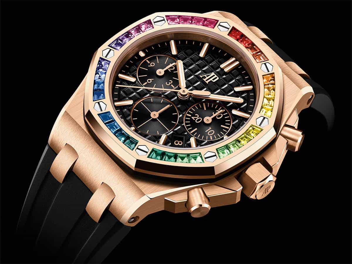 Introducing Four New Audemars Piguet Royal Oak Offshore Selfwinding Chronographs Dazzling With Gemstone Bezels
