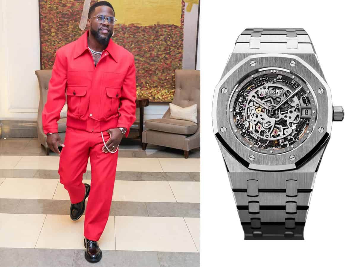 Haute Spotting: Kevin Hart Rocks The Audemars Piguet Royal Oak Openworked Extra-Thin 40th Anniversary