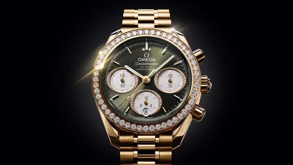 Omega’s New Speedmaster 38mm Models Are Dripping In Diamonds