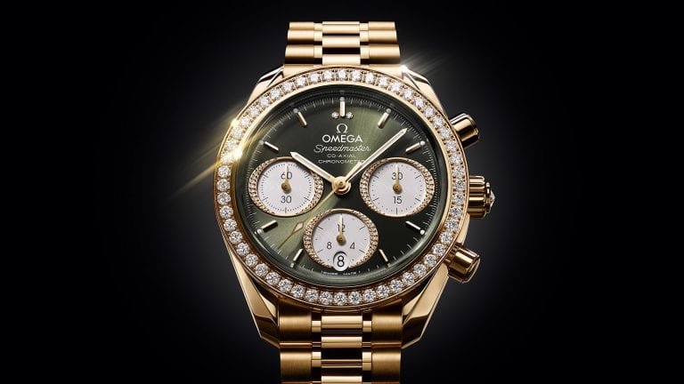 Omega’s New Speedmaster 38mm Models Are Dripping In Diamonds