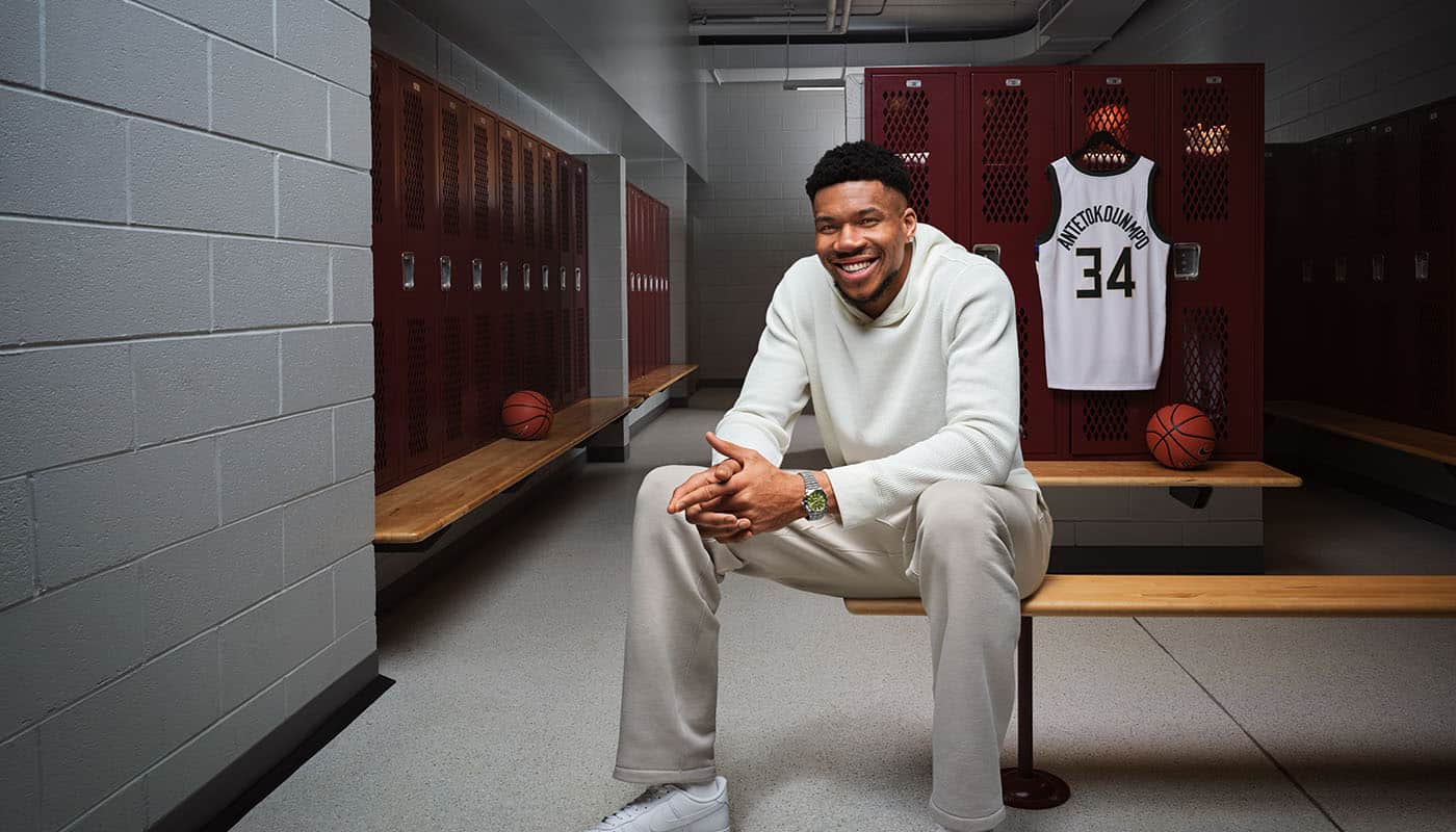 Breitling & Giannis Antetokounmpo Collaborate On Limited-Edition Chronomat Timepieces