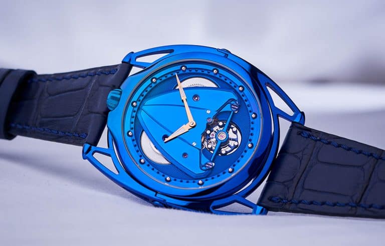 De Bethune Unveils The DB28XP Kind of Blue Tourbillon