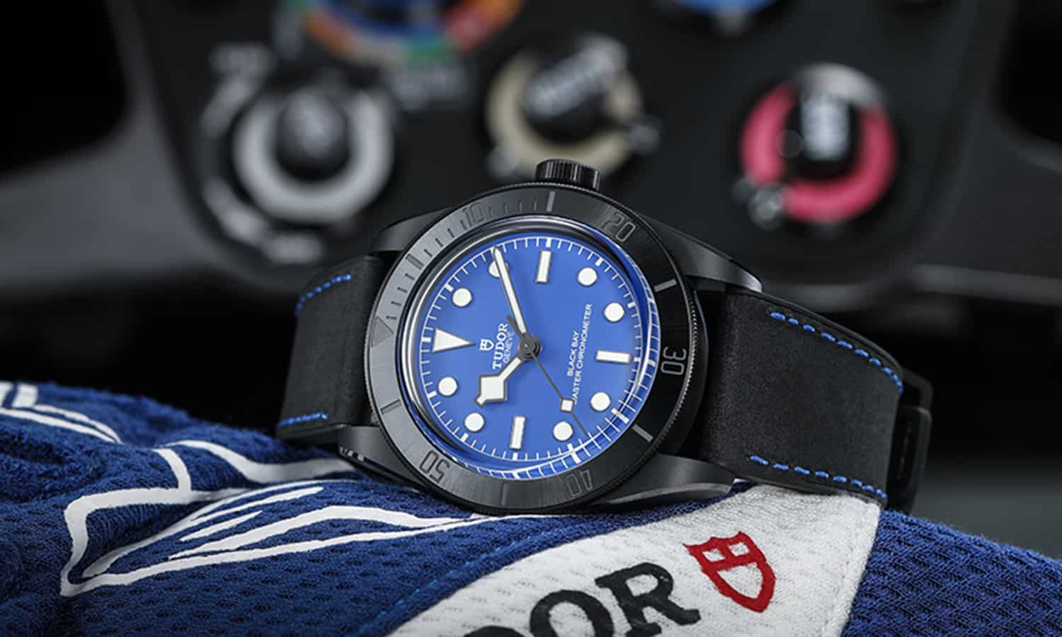 The New Tudor Black Bay Ceramic “Blue” Is A Tribute to Motorsport Heritage