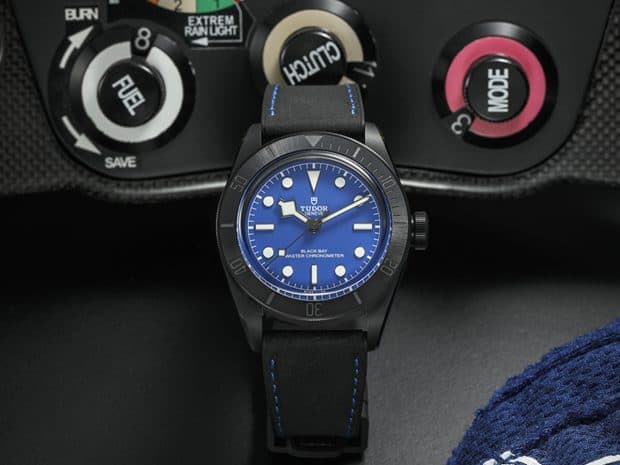 The New Tudor Black Bay Ceramic "Blue" Is A Tribute to Motorsport Heritage