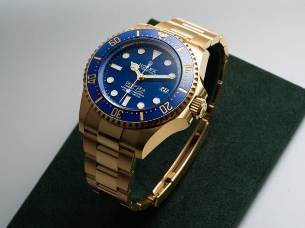 Watch Of The Week: The Rolex Oyster Perpetual Rolex Deepsea In 18K Yellow Gold