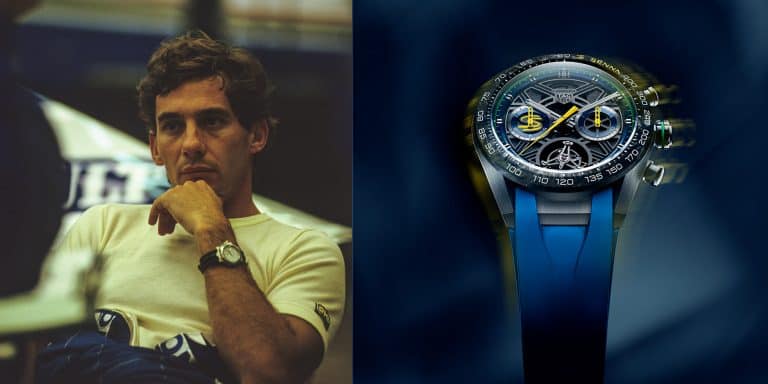 TAG Heuer Honors Ayrton Senna’s Legacy With The Carrera Chronograph Tourbillon x Senna
