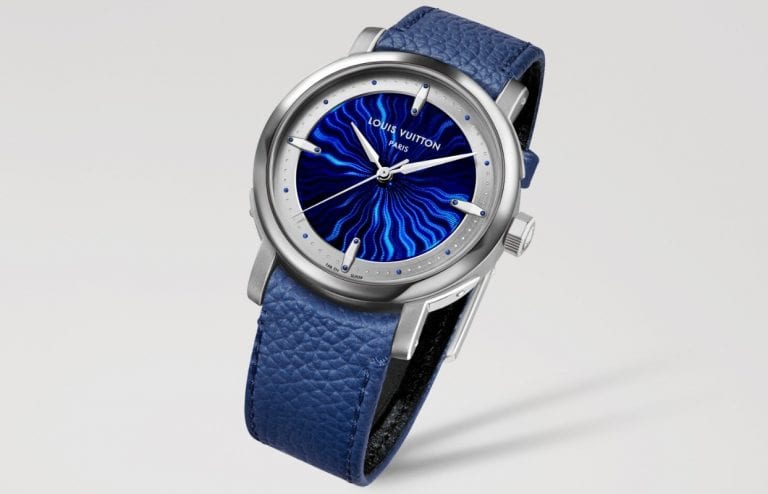 Louis Vuitton Introduces The Escale Platinum Watch With Guilloché & Grand Feu Enamel Dial