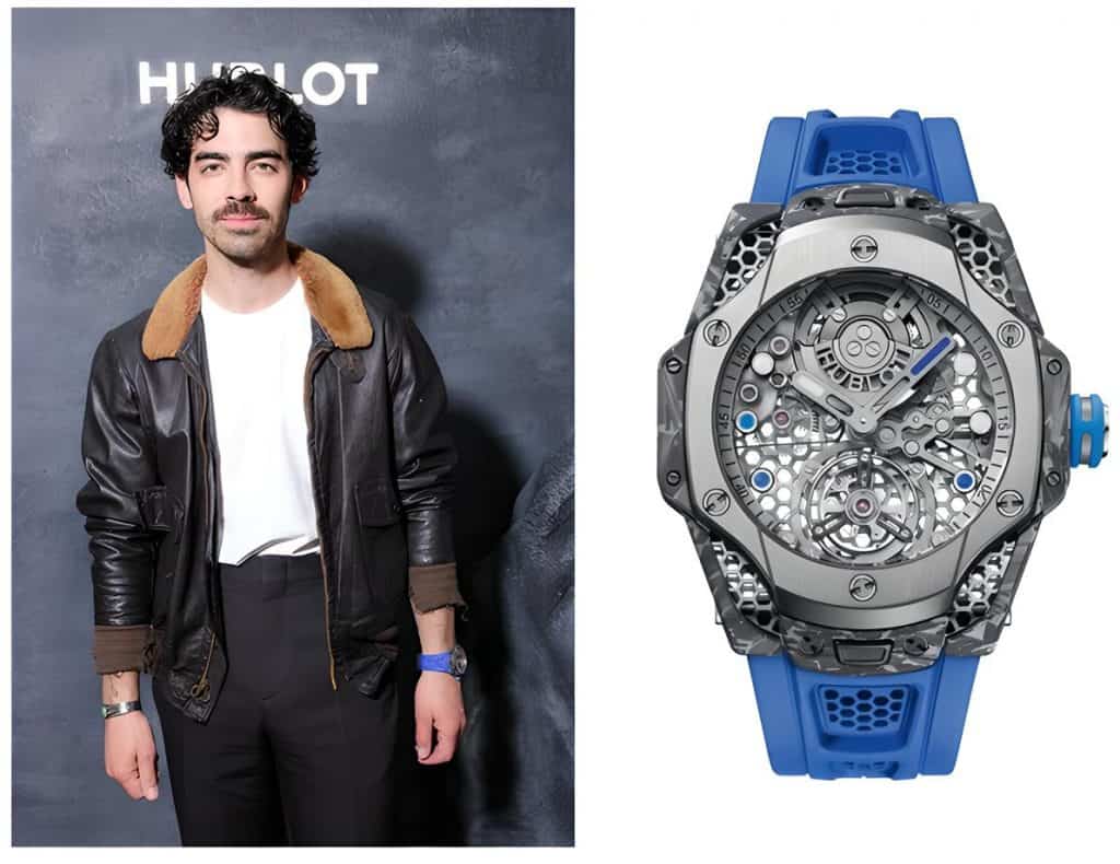 Joe Jonas Rocks The Hublot Big Bang Tourbillon Carbon SR_A
