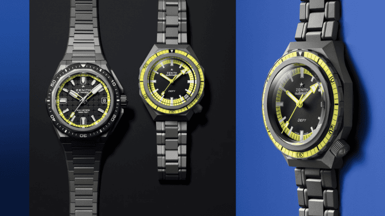 Zenith Unveils DEFY Extreme & Revival Diver Shadow Editions In Titanium