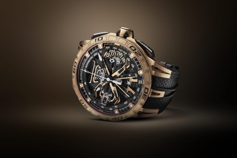 Roger Dubuis’ Excalibur Spider Flyback Chronograph Returns in Pink Gold