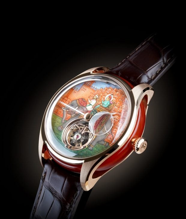 The Titan Nebula Jalsa: A Micro-Painted Flying Tourbillon Made in India