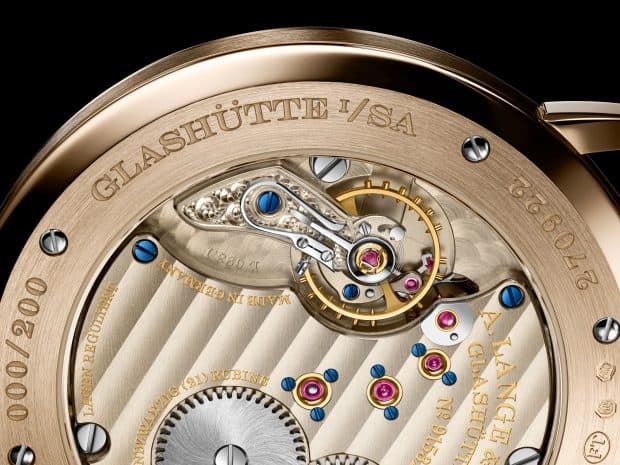 A. Lange & Söhne's Saxonia Thin Returns in Platinum and Honeygold®