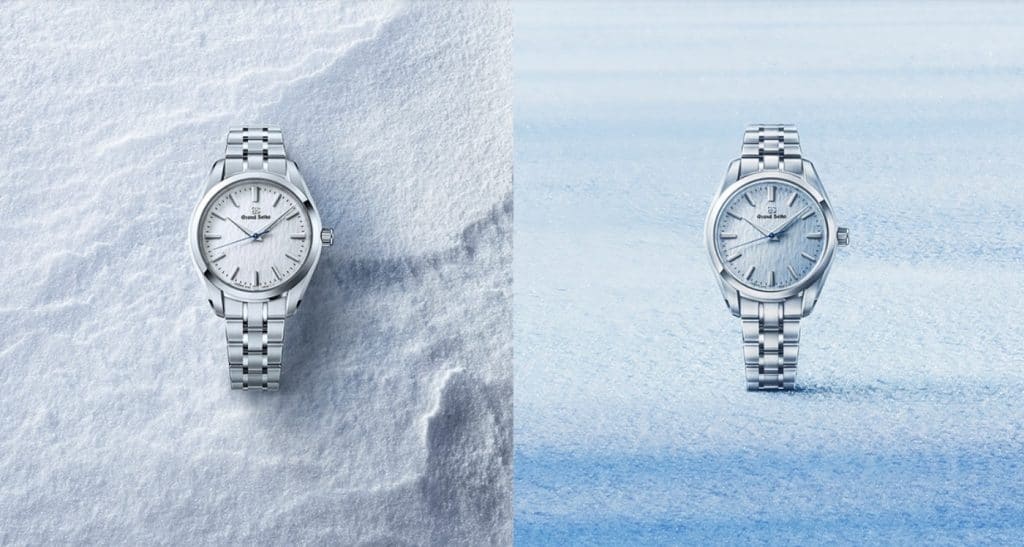Grand Seiko Channels Winter in Shinshu with Two 33mm Snowflake and Skyflake Creations