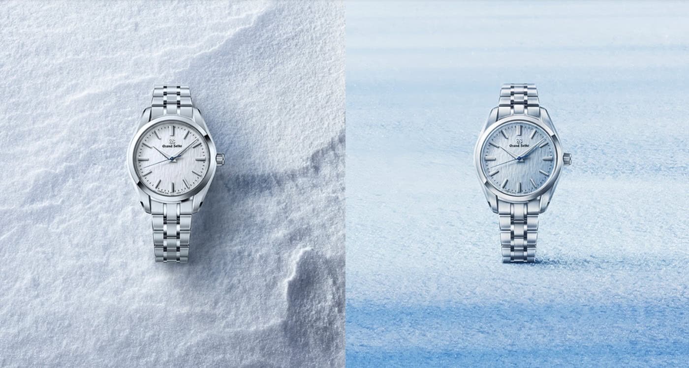 Grand Seiko Channels Winter in Shinshu with Two 33mm Snowflake and Skyflake Creations