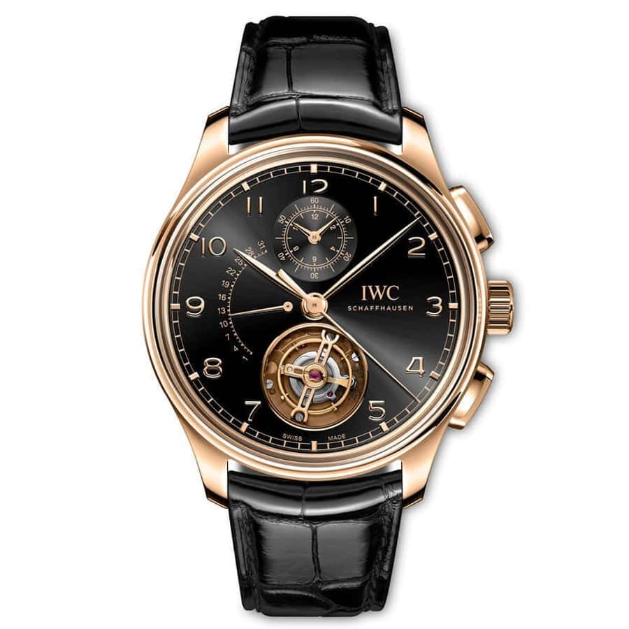 IWC Portugieser tourbillon chronograph in rose gold