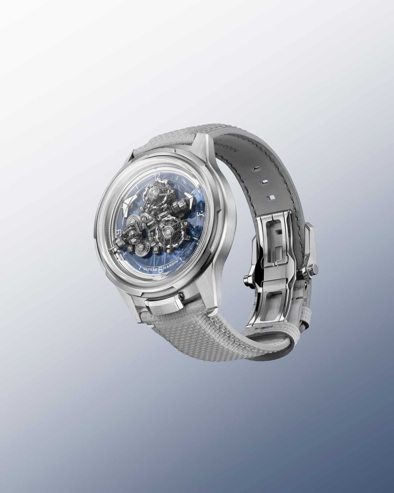 Ulysse Nardin Super Freak with twin inclined flying tourbillons